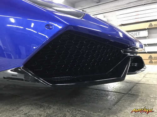 Оклейка элементов кузова в полиуретан на Lamborghini Huracan LP610